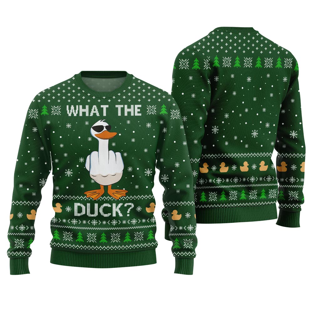 What The Duck Ugly Christmas Sweater