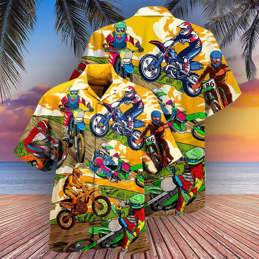 Motorcycle What Is Life Without A Little Risk I'm Cool - Hawaiian Shirt 