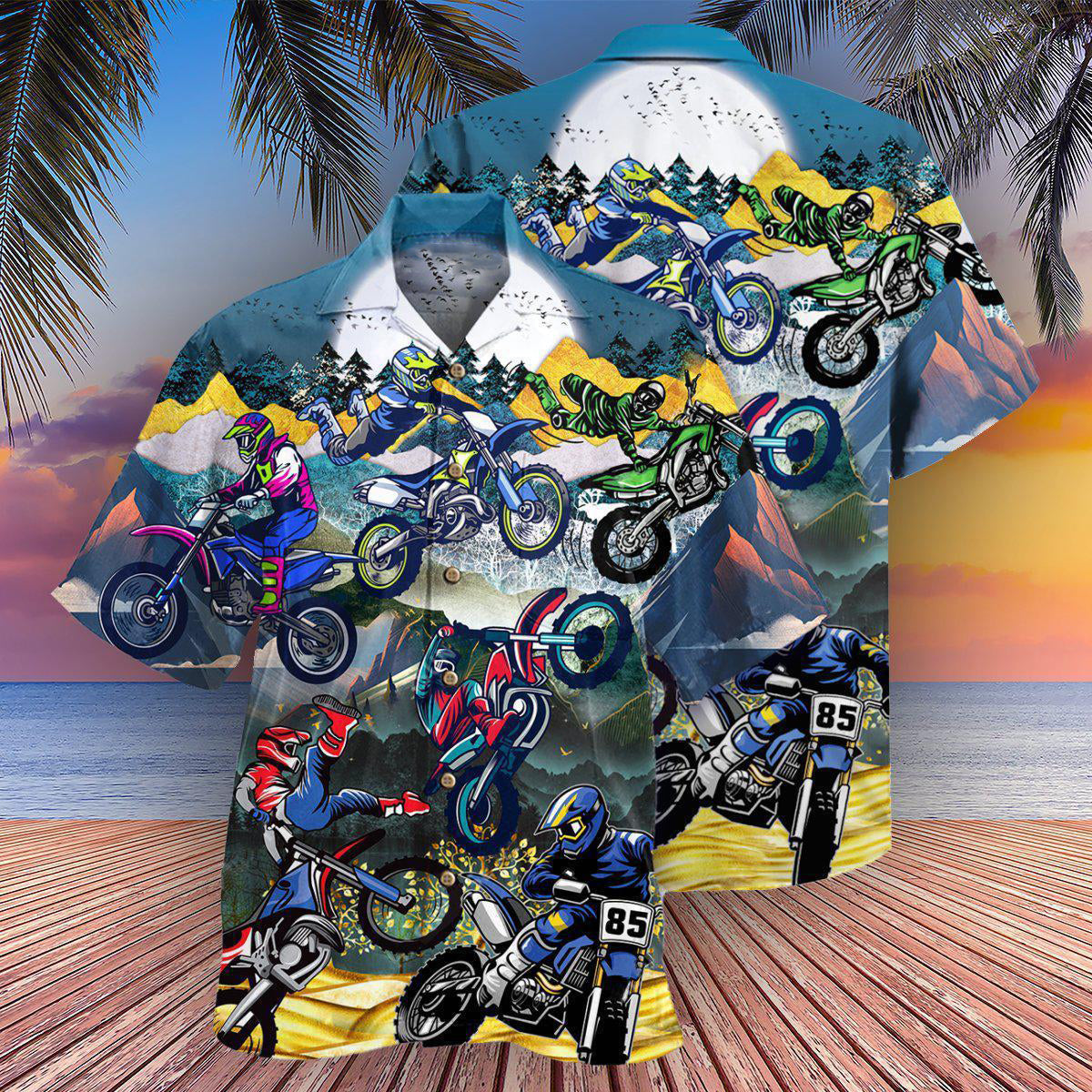 Motorcycle When Life Gets Complicated I Ride - Hawaiian Shirt 