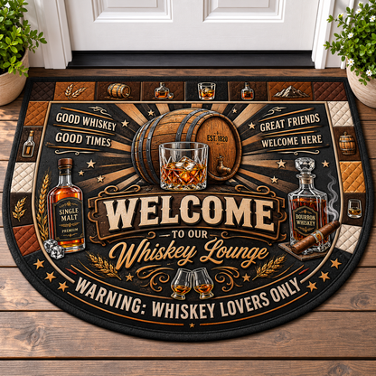 Uncork And Unwind Wine Doormat - Red Wine Glass Vineyard Welcome Mat - 5to9vibe
