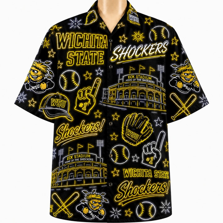 All Baseball College Teams Neon Viber Unisex Hawaiian Shirt For Men & Women