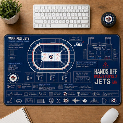 All Hockey Stadiums Arena Blueprint Desk Mat Mouse Pad Plus Size Trending - 5to9vibe