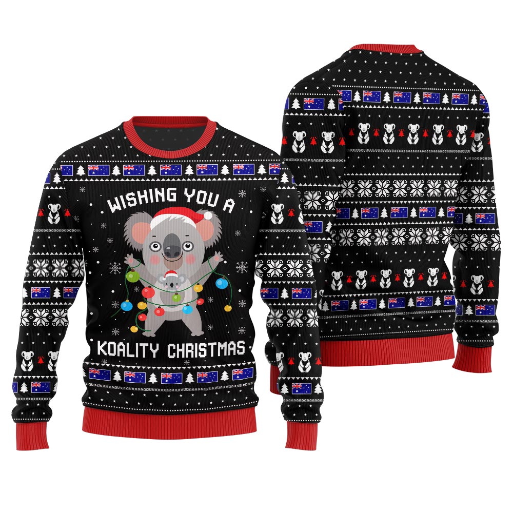 Wishing You a Koality Christmas Ugly Holiday Sweater