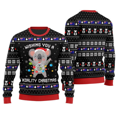 Wishing You a Koality Christmas Ugly Holiday Sweater