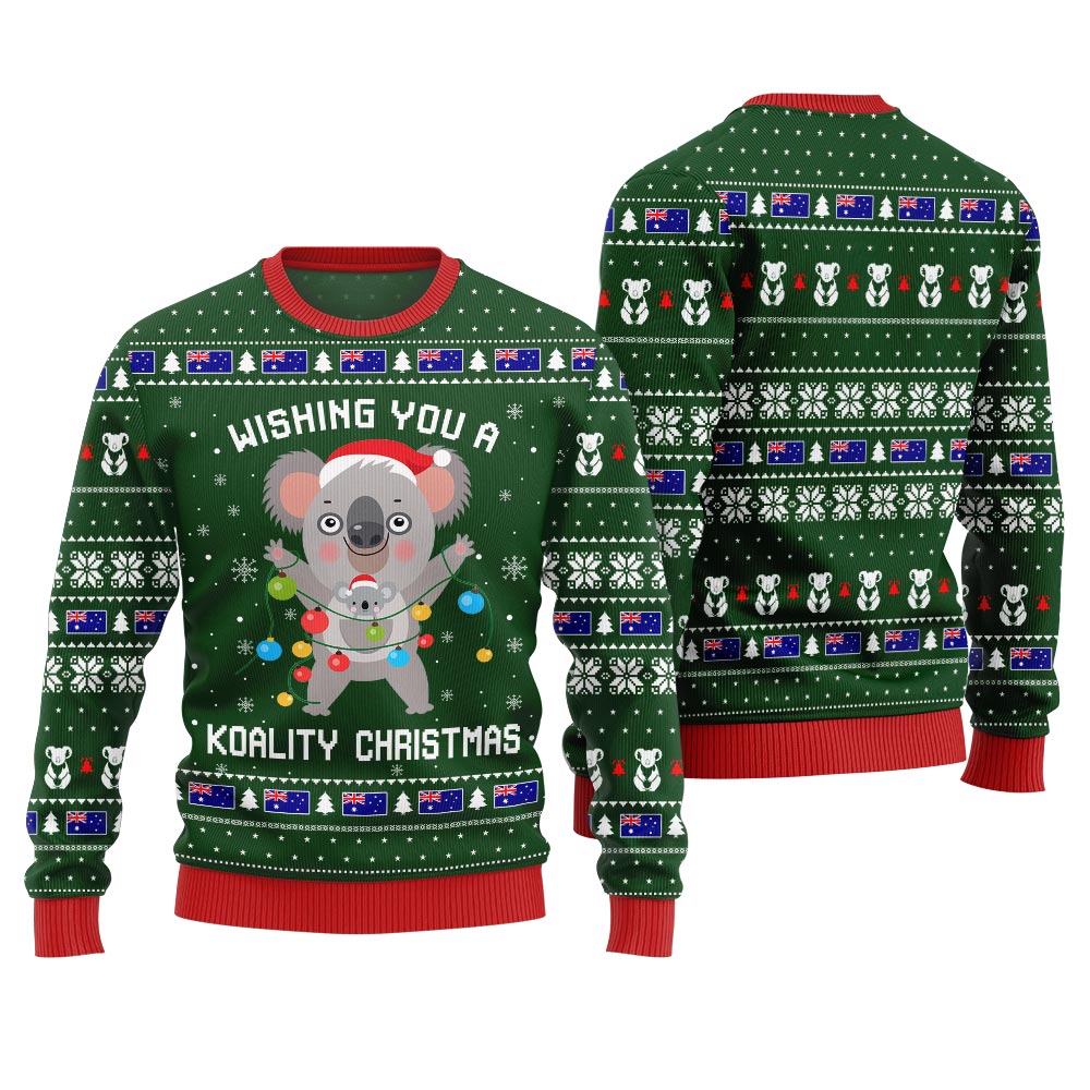 Wishing You a Koality Christmas Ugly Holiday Sweater