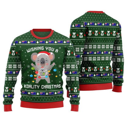 Wishing You a Koality Christmas Ugly Holiday Sweater