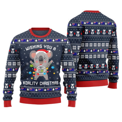 Wishing You a Koality Christmas Ugly Holiday Sweater