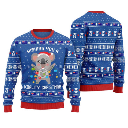 Wishing You a Koality Christmas Ugly Holiday Sweater