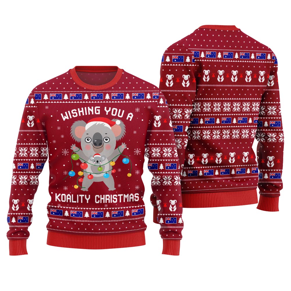 Wishing You a Koality Christmas Ugly Holiday Sweater