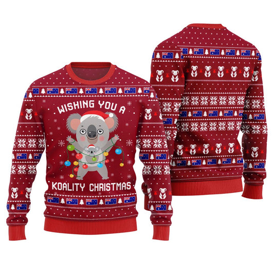 Wishing You a Koality Christmas Ugly Holiday Sweater