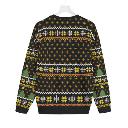 Women's Plus Size Ugly Christmas Sweater Cowboy Santa