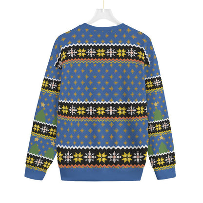 Women's Plus Size Ugly Christmas Sweater Cowboy Santa