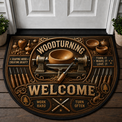 Master Blacksmith Forge And Anvil Doormat - Metalworking Anvil Welcome Mat - 5to9vibe
