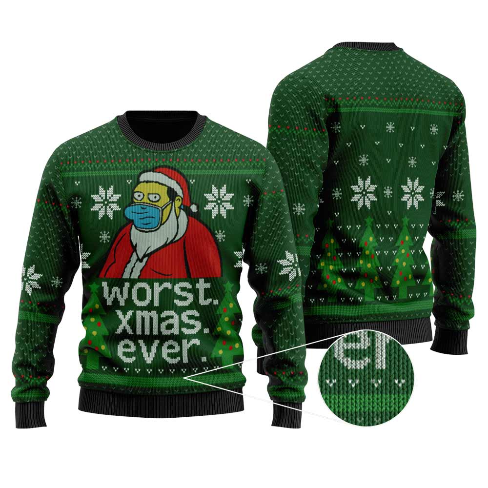 Worst Christmas Ever Christmas Sweater | Funny Ugly Sweater For Men Women - Funny Ugly Christmas Sweater