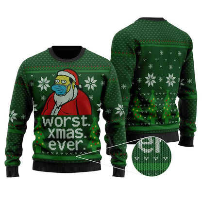 Worst Christmas Ever Christmas Sweater | Funny Ugly Sweater For Men Women - Funny Ugly Christmas Sweater