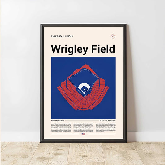 Baseball Stadium Seating Diagram No Frame - Vertical Poster - 5to9vibe