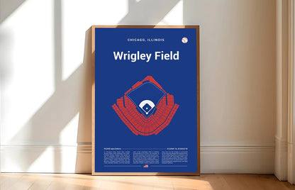 Baseball Stadium Seating Chart - Vertical Poster - 5to9vibe