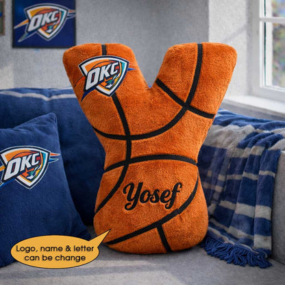 Basketball Pillow Custom Name and Logo All Teams Irregular-Shaped Pillow Custom