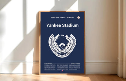 Baseball Stadium Seating Chart - Vertical Poster - 5to9vibe