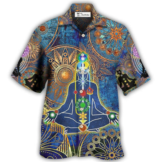 Hawaiian Shirt / Adults / S Yoga Mandala Style - Hawaiian Shirt 