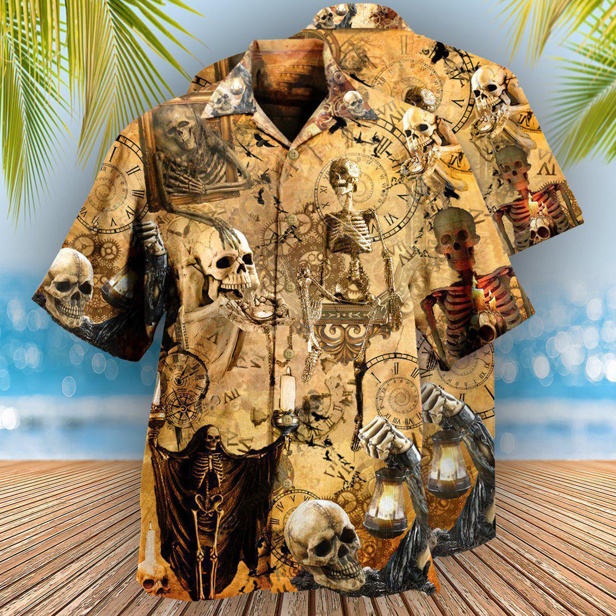 Skull You're Already Dead Vintage - Hawaiian Shirt 