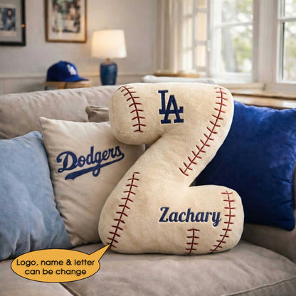 Baseball Pillow Custom Name and Logo All Teams  Irregular-Shaped Pillow Custom