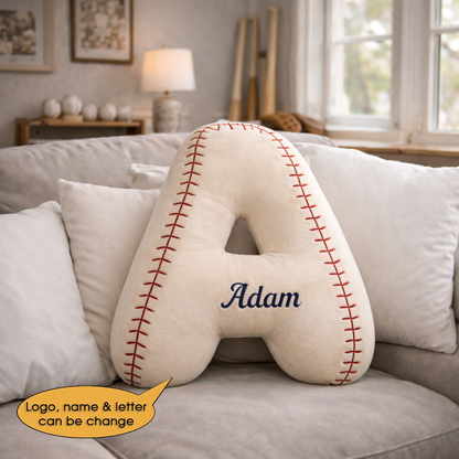 Baseball Pillow Custom Name and Logo 2 All Teams Irregular-Shaped Pillow Hot Sale