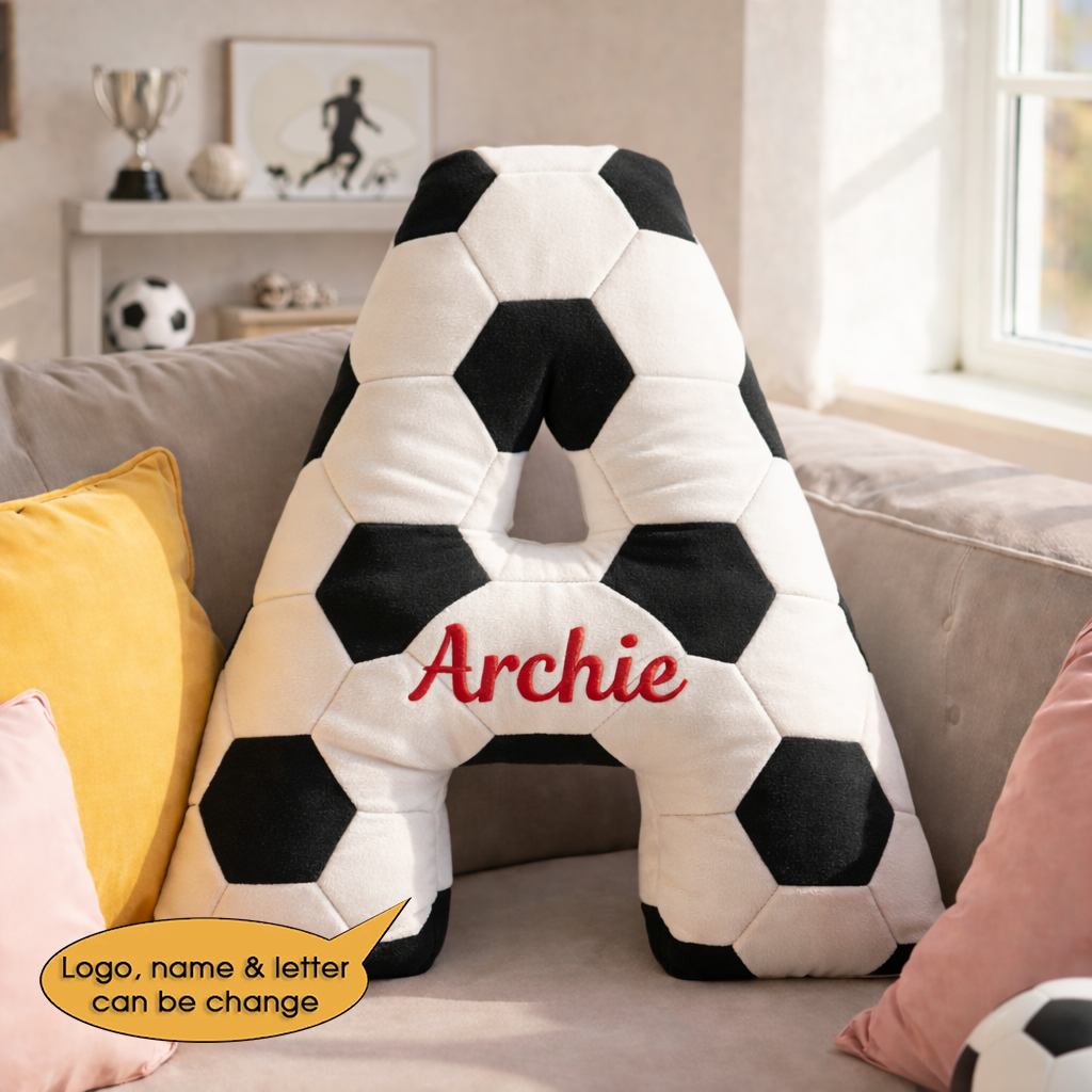 Football UK Pillow 2 Custom Name and Logo All Teams Irregular-Shaped Pillow