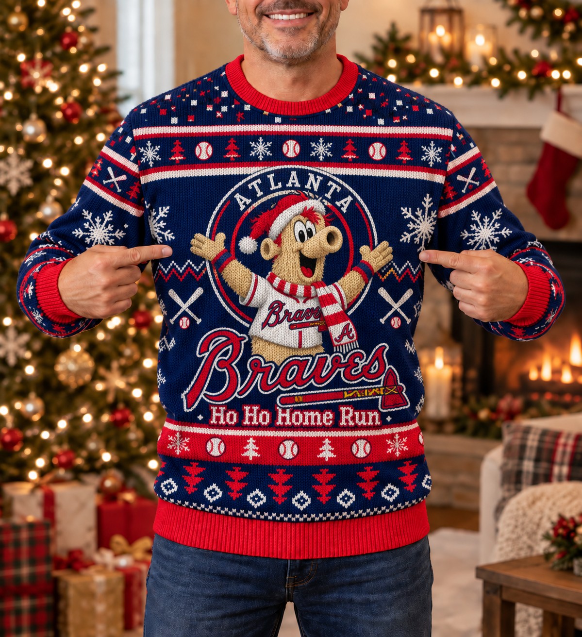 All Baseball Teams Holiday For Basbell Fan Ugly Christmas Sweater, Christmas Jumper - Funny Ugly Christmas Sweater, Christmas Jumper