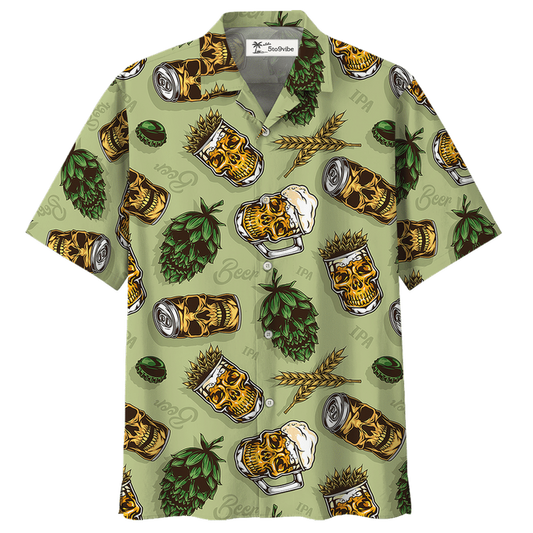 Hawaiian Shirt / Adults / S Beer Favorite Bassic Background - Hawaiian Shirt 
