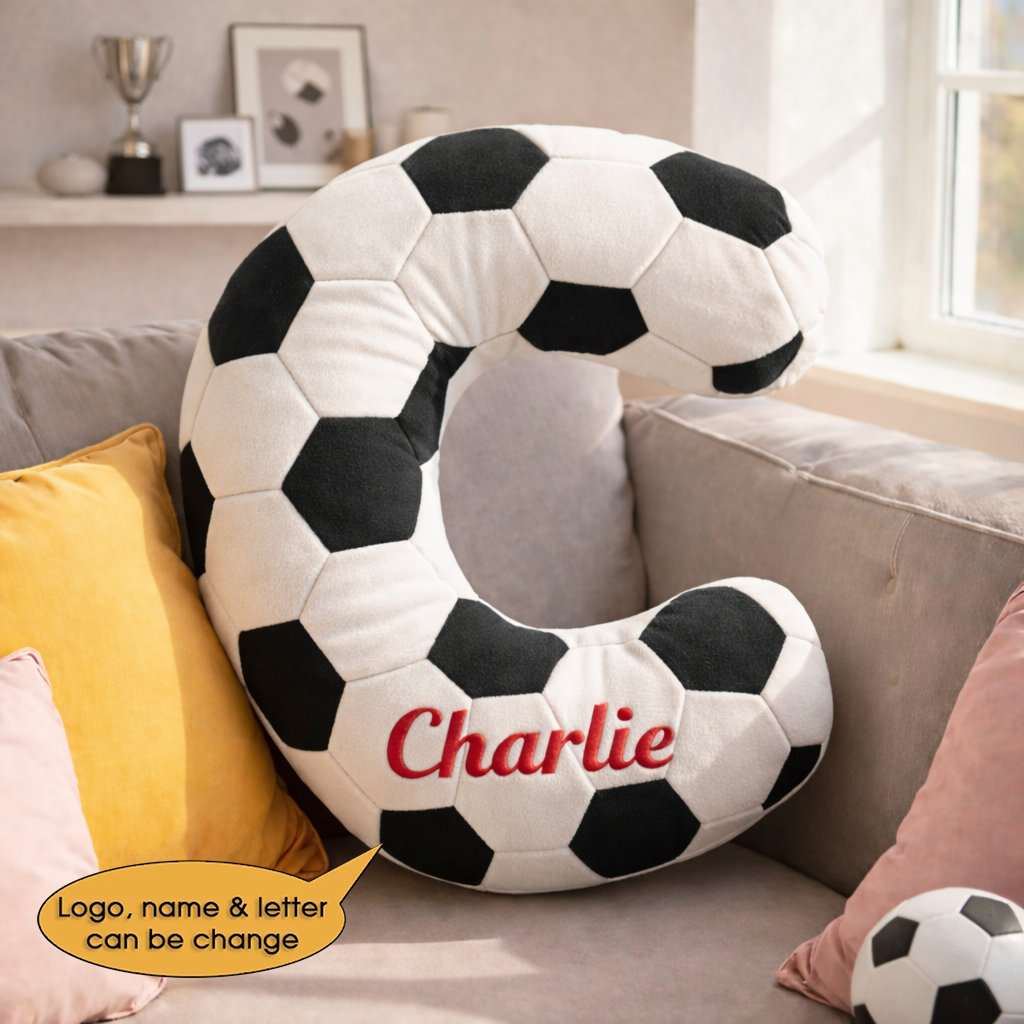 Football UK Pillow 2 Custom Name and Logo All Teams Irregular-Shaped Pillow