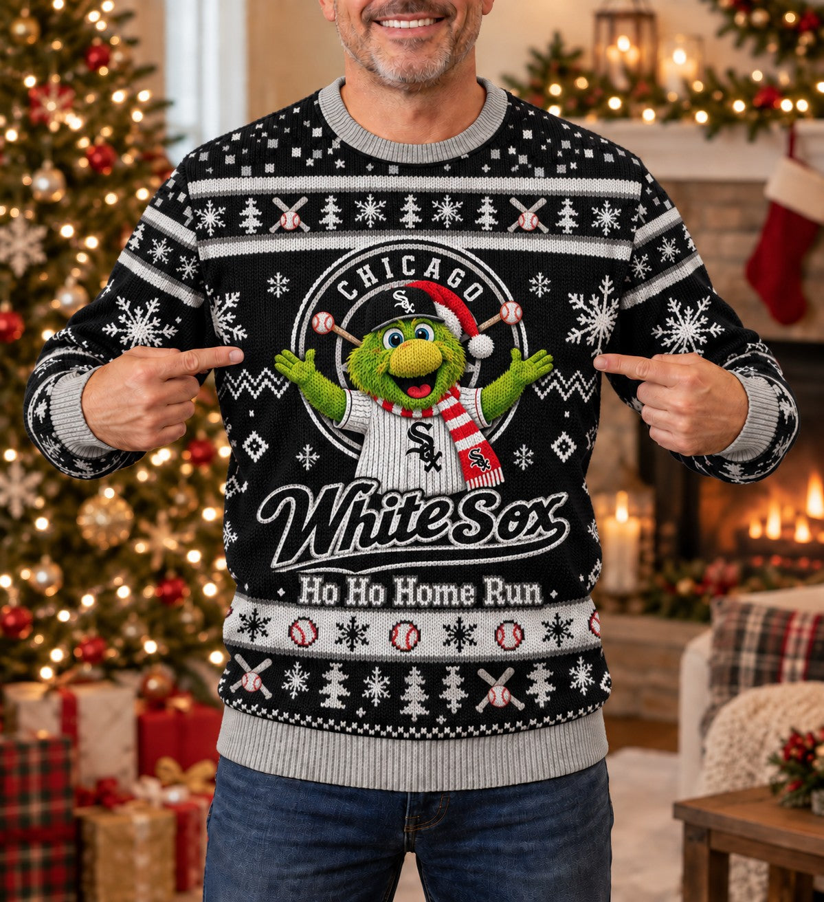 All Baseball Teams Holiday For Basbell Fan Ugly Christmas Sweater, Christmas Jumper - Funny Ugly Christmas Sweater, Christmas Jumper