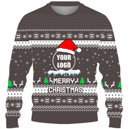 Custom Logo For Team Ugly Christmas Sweater Live Preview
