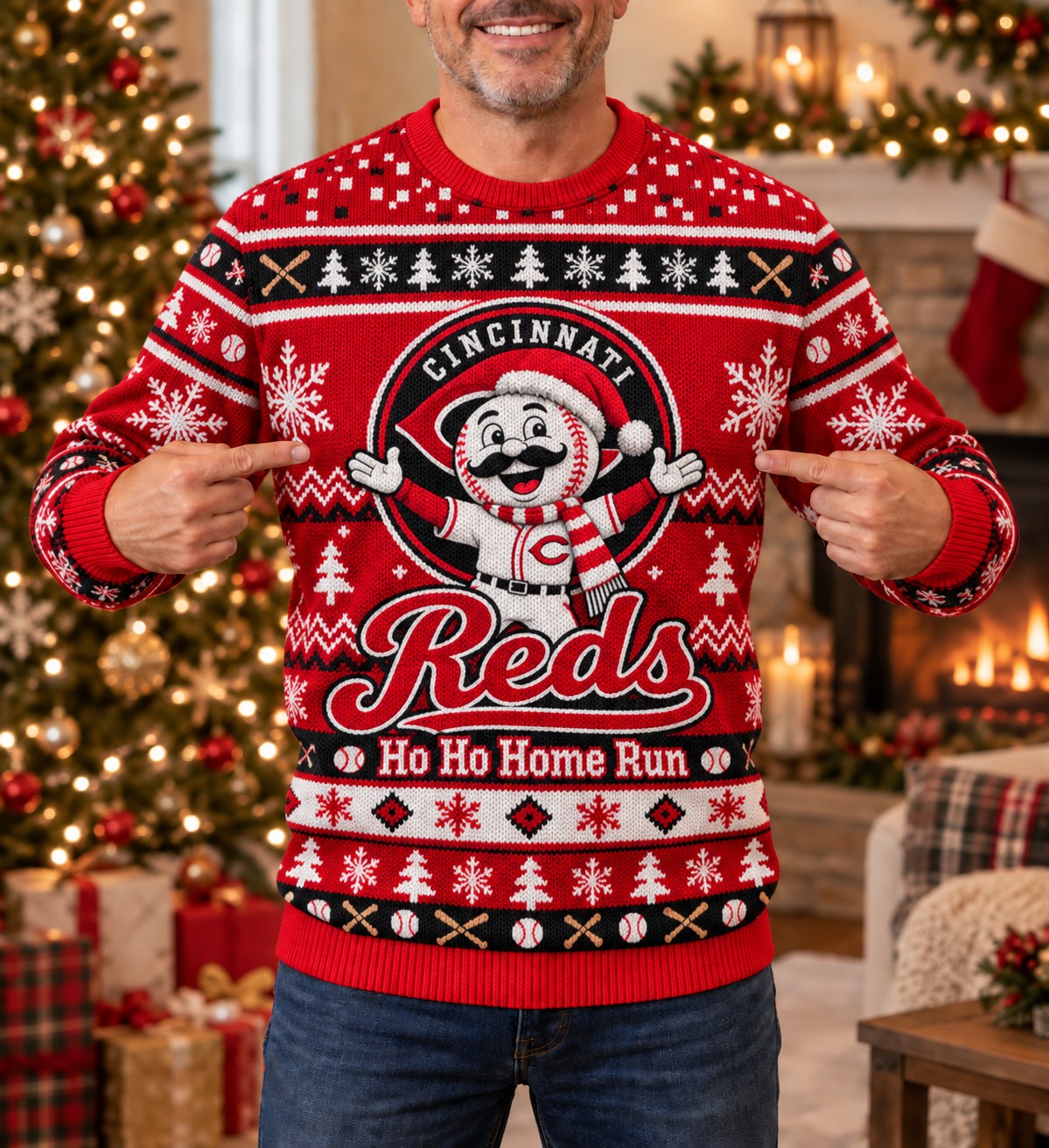 All Baseball Teams Holiday For Basbell Fan Ugly Christmas Sweater, Christmas Jumper - Funny Ugly Christmas Sweater, Christmas Jumper