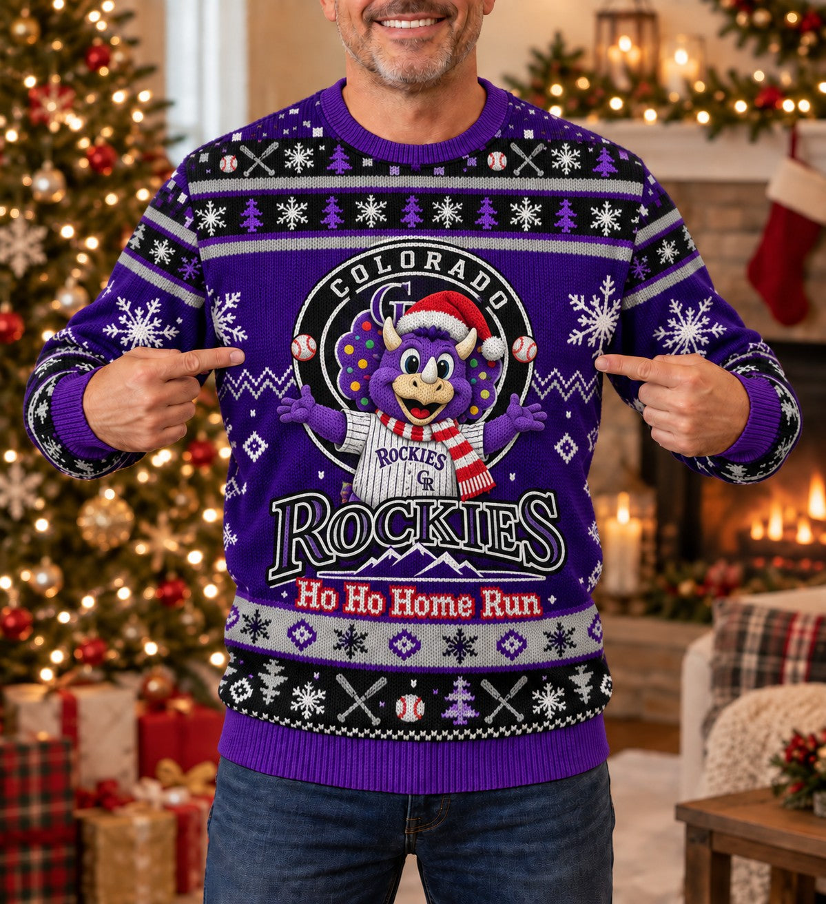 All Baseball Teams Holiday For Basbell Fan Ugly Christmas Sweater, Christmas Jumper - Funny Ugly Christmas Sweater, Christmas Jumper