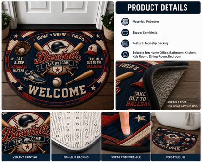 Running Welcome Mat - Motivational Trail Runner Outdoor Doormat - 5to9vibe