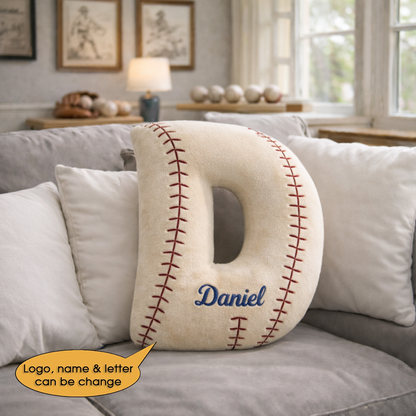 Baseball Pillow Custom Name and Logo 2 All Teams Irregular-Shaped Pillow Hot Sale