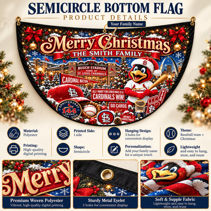 All Basketball Teams Personalized Christmas Night Bunting Flag - 5to9vibe