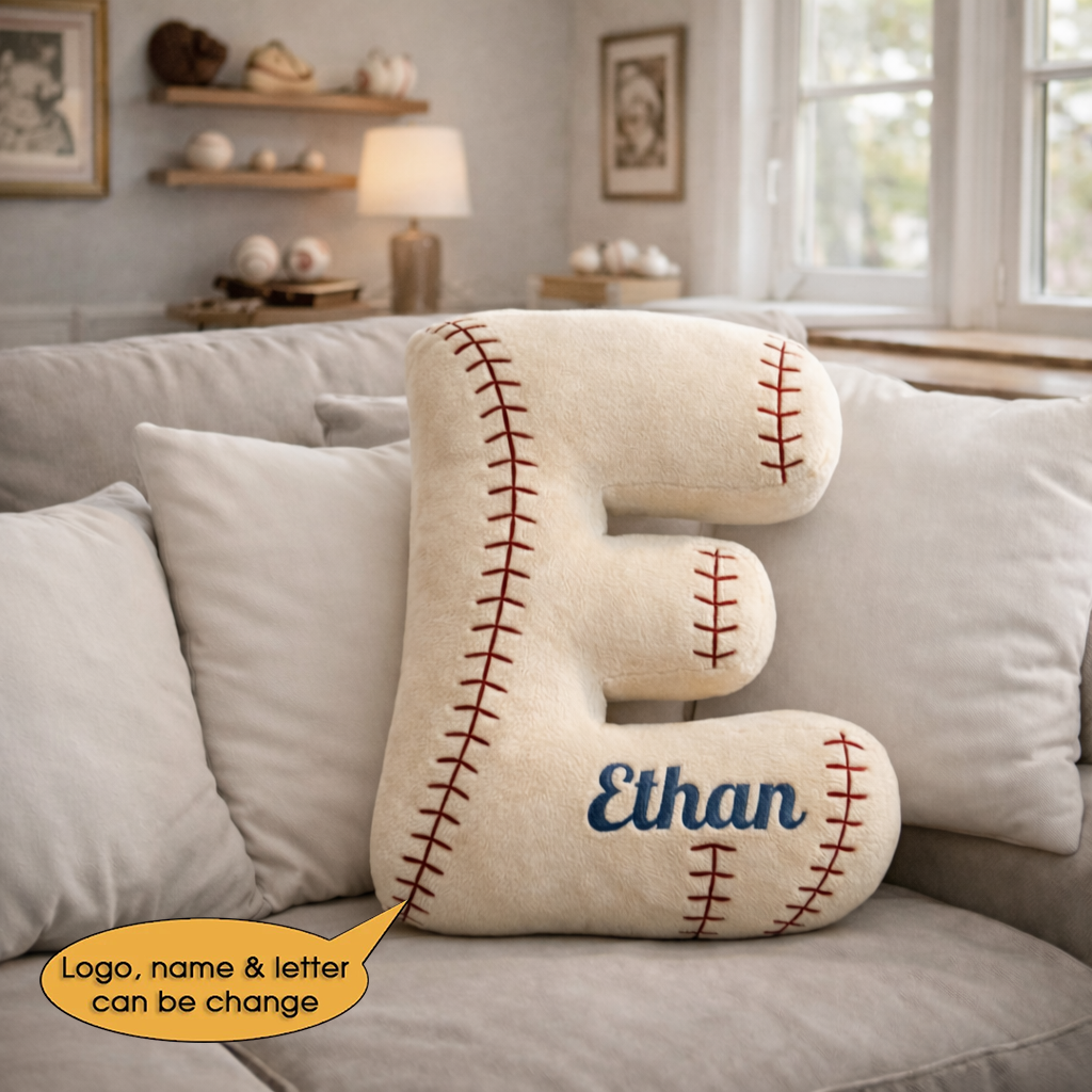 Baseball Pillow Custom Name and Logo 2 All Teams Irregular-Shaped Pillow Hot Sale