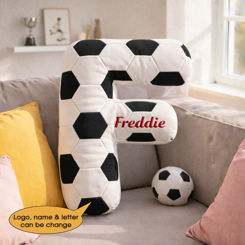 Football UK Pillow 2 Custom Name and Logo All Teams Irregular-Shaped Pillow