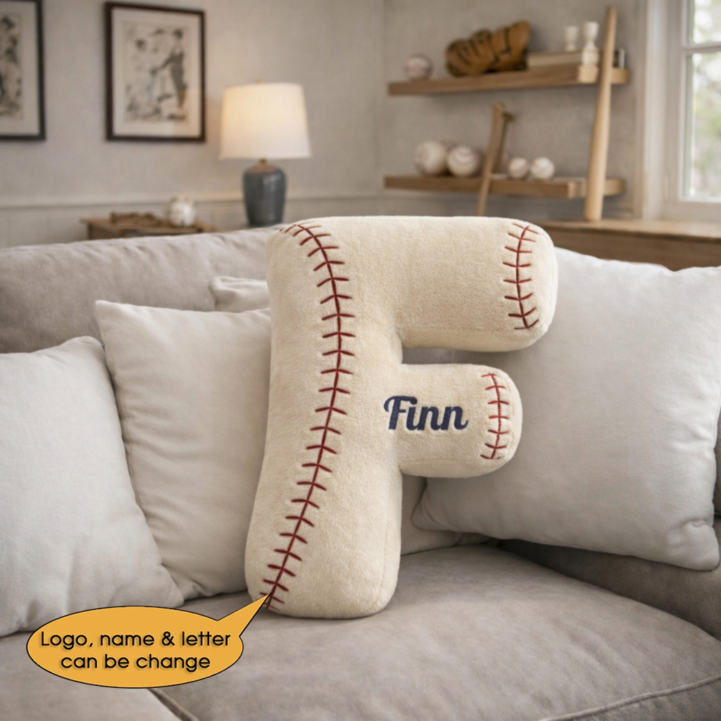 Baseball Pillow Custom Name and Logo 2 All Teams Irregular-Shaped Pillow Hot Sale