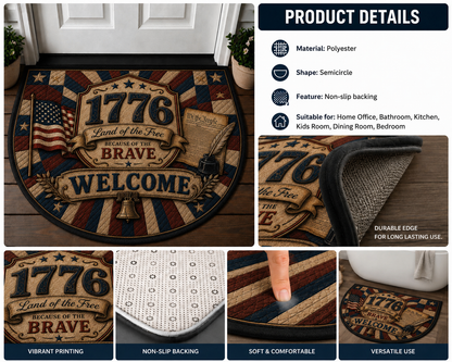 Liberty Bell Welcome Mat - Patriotic American History Doormat - 5to9vibe
