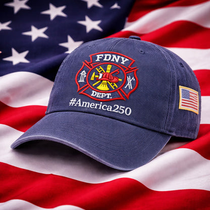 Gorra premium con logo de bombero bordado y sudadera con cremallera de un cuarto, sudadera con cremallera de un cuarto inspirada