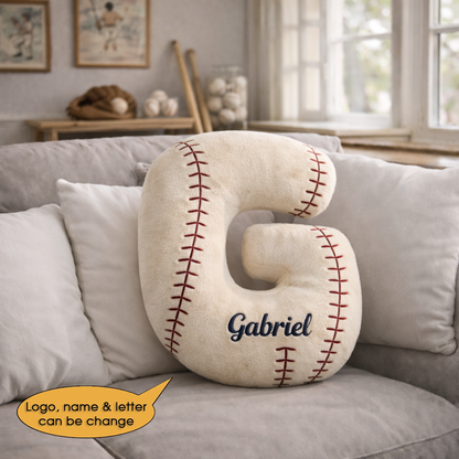 Baseball Pillow Custom Name and Logo 2 All Teams Irregular-Shaped Pillow Hot Sale
