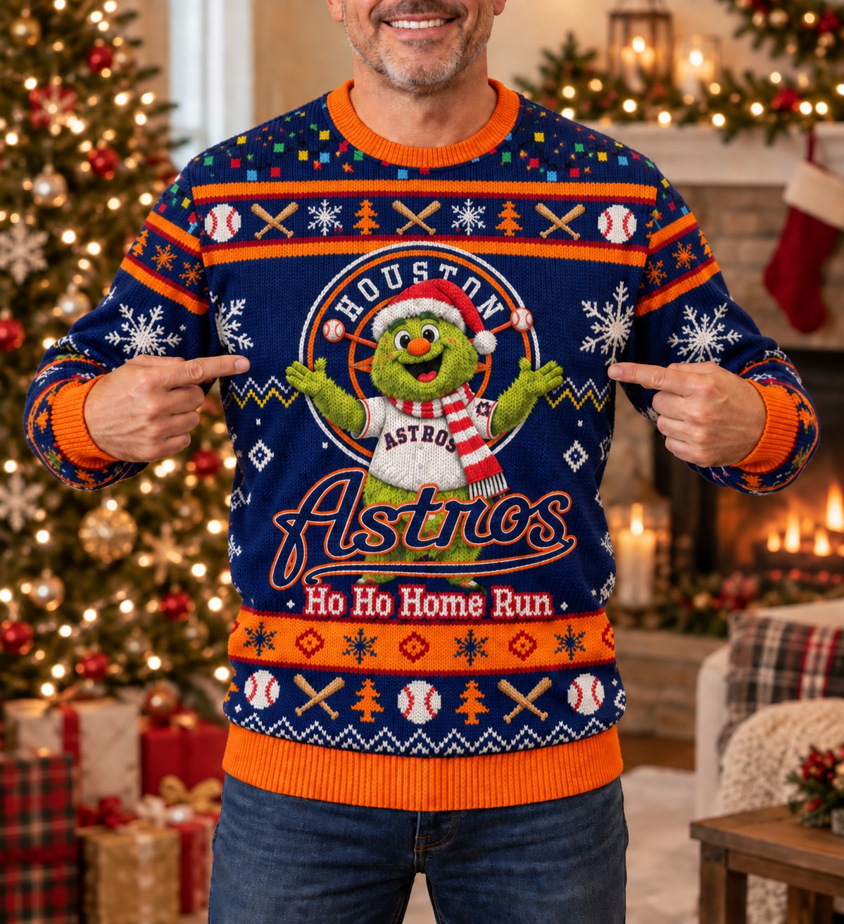 All Baseball Teams Holiday For Basbell Fan Ugly Christmas Sweater, Christmas Jumper - Funny Ugly Christmas Sweater, Christmas Jumper