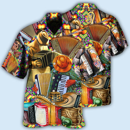 Accordion Music Where Words Failed Accordion Speaks - Hawaiian Shirt 