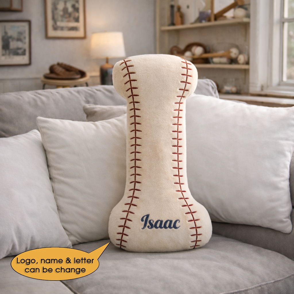 Baseball Pillow Custom Name and Logo 2 All Teams Irregular-Shaped Pillow Hot Sale