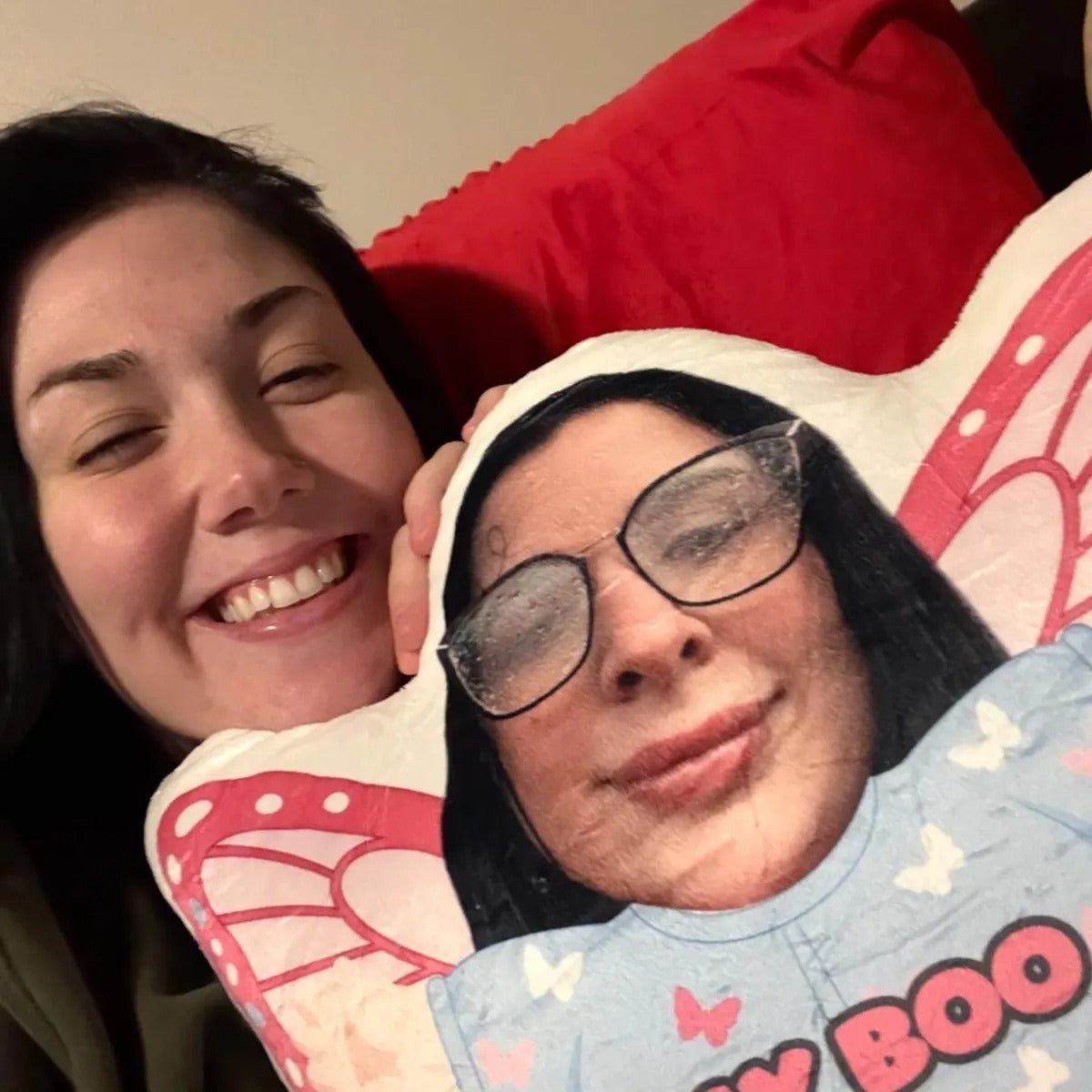 Pillow Custom Shaped  Face Valentine Gift  Irregular-Shaped Pillow Custom