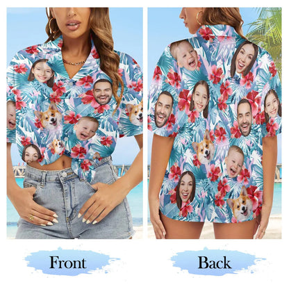 Camisa Hawaiana Unisex SFG Baseball Mascot Beach Viber con Firma de Jugador para Hombre y Mujer