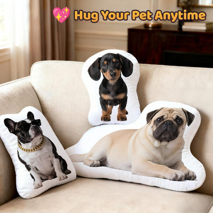 Pillow Custom Shaped Name Pets Face Family Gift  Irregular-Shaped Pillow Custom